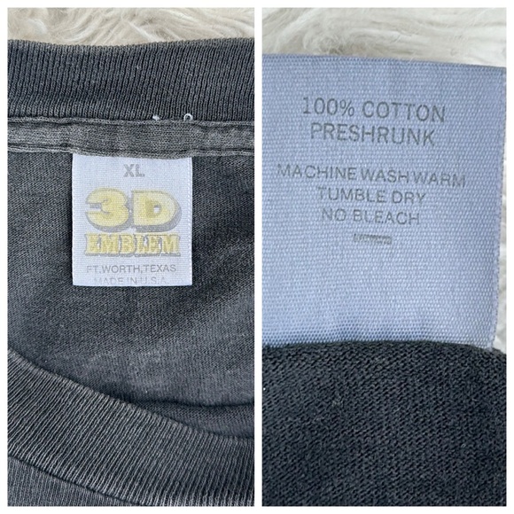 Vtg 1989 3D Emblem Harley Davidson Survivors Wolf LS t-shirt XL single stitch - Picture 10 of 13